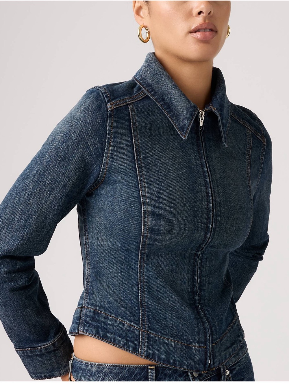 Levi’s Premium Women Fitted Denim Trucker Jacket 2026 NWT SOLD OUT @Levis